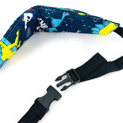 Package includes a unisex kids car seat head support & neck pillow, essential baby safety item.
