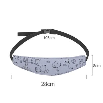 Unisex infant car seat head support, ergonomic design for ultimate neck relief & comfort.