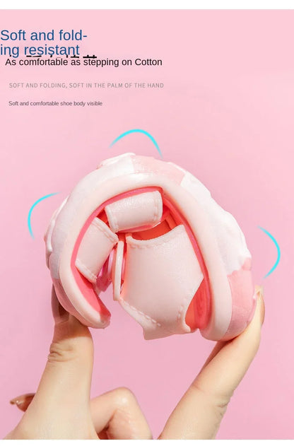 Unisex kids summer sandals with cheerful cartoon faces, cozy infant toddler footwear