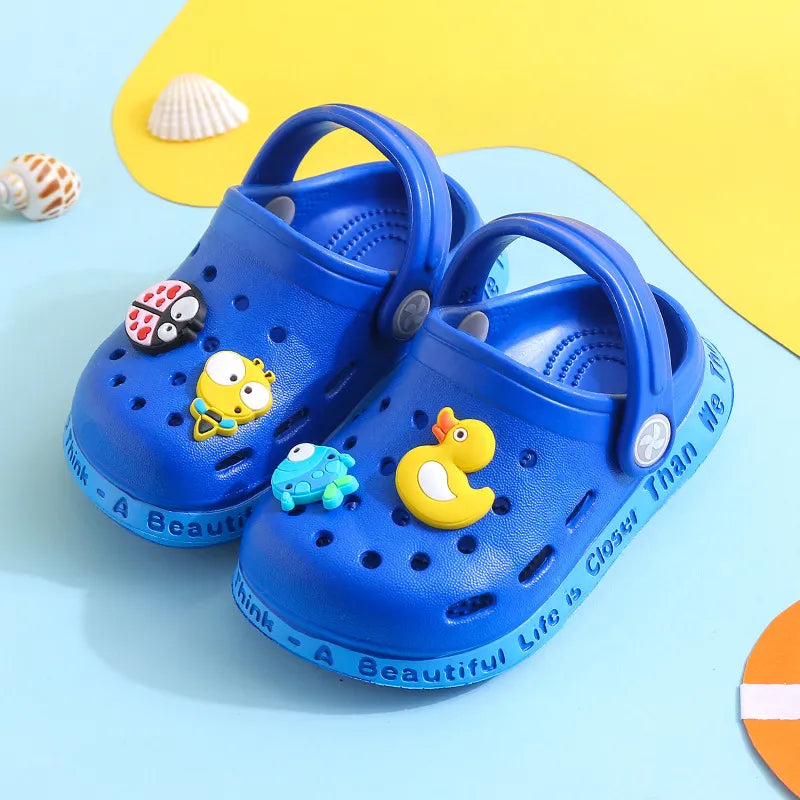 Lightweight cartoon summer sandals, durable non-slip design for active toddlers