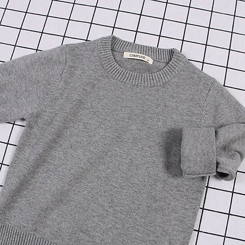 Warm and cozy unisex chunky cable knit sweater for toddlers and kids