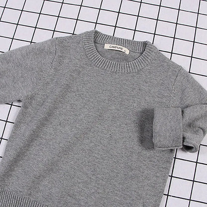 Warm and cozy unisex chunky cable knit sweater for toddlers and kids