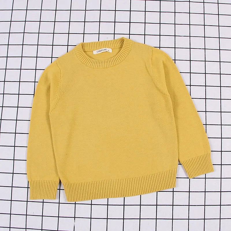 Kids' fashionable chunky cable knit sweater, ideal for everyday cozy wear