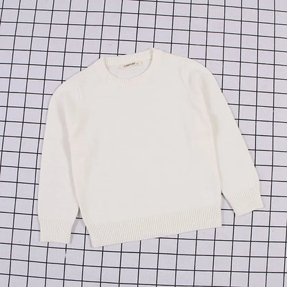 Cozy autumn winter chunky cable knit sweater for toddlers, soft apparel