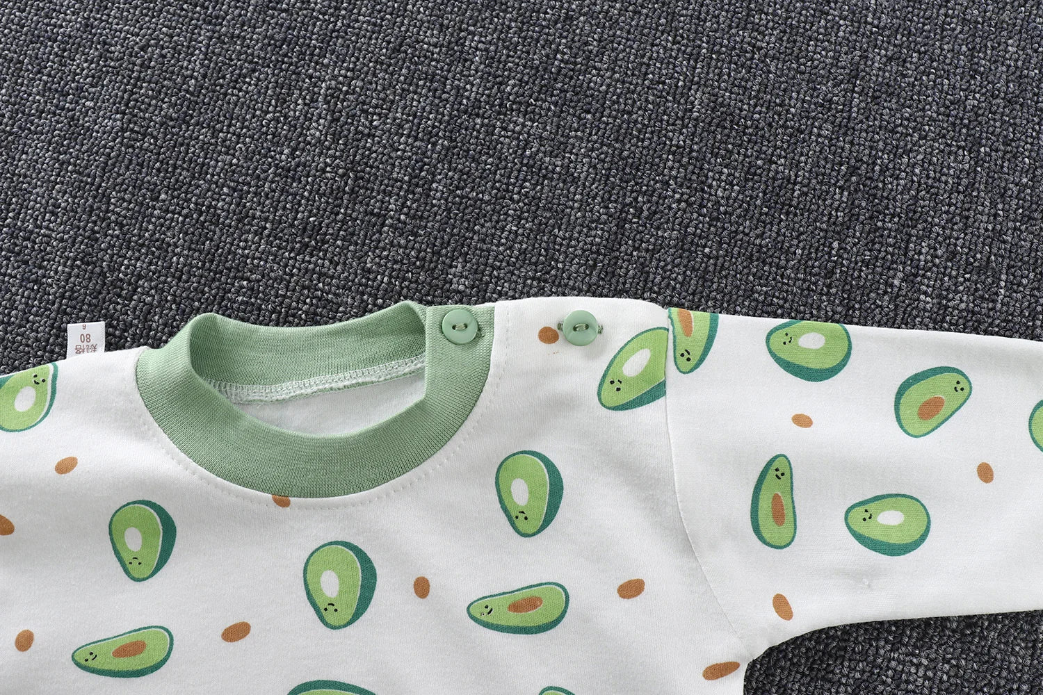 Variety of colorful cartoon prints on unisex kids' cotton long sleeve pajama sets