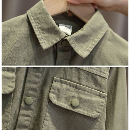 Breathable cotton matching set for children, featuring relaxed-fit pants and a coordinating long-sleeve top.