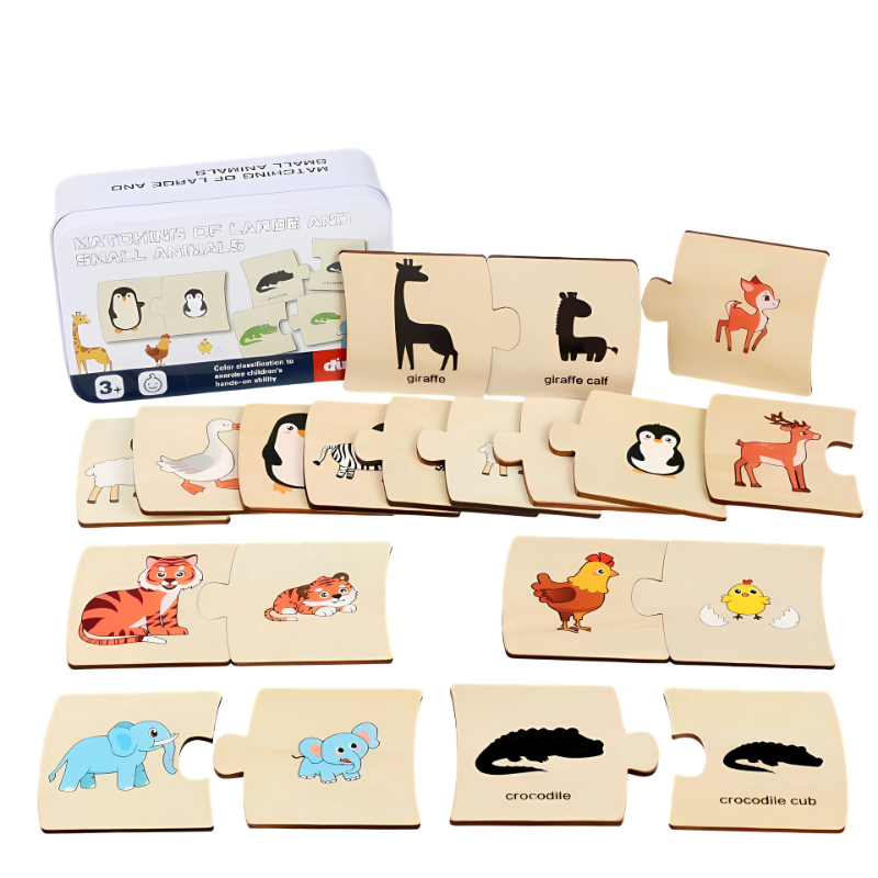Colorful unisex number matching game for kids, an early development educational toy with Montessori principles