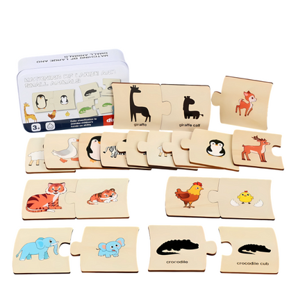 Colorful unisex number matching game for kids, an early development educational toy with Montessori principles