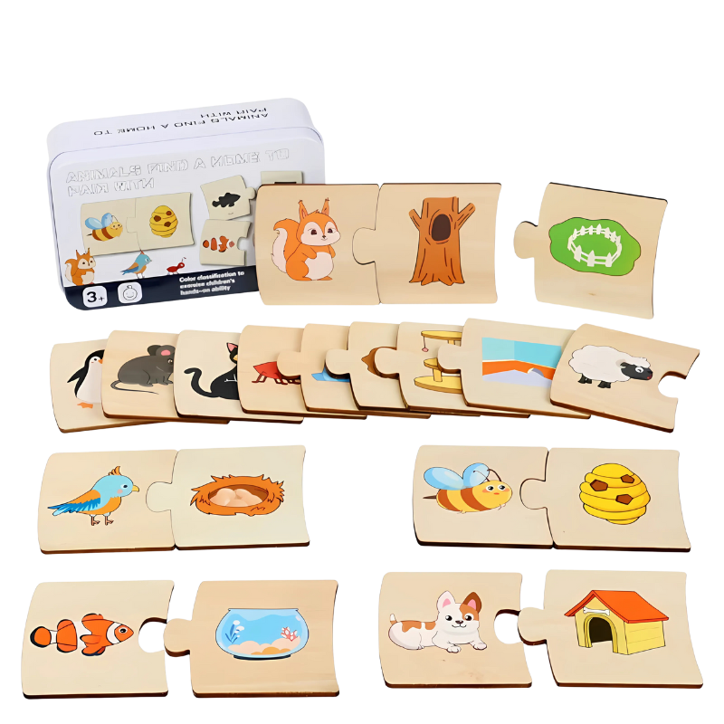 Unisex Educational Number Matching Game box showing contents, learning toy for problem solving and focus
