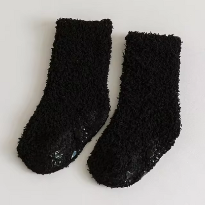 Unisex children's winter apparel, warm fleece socks
