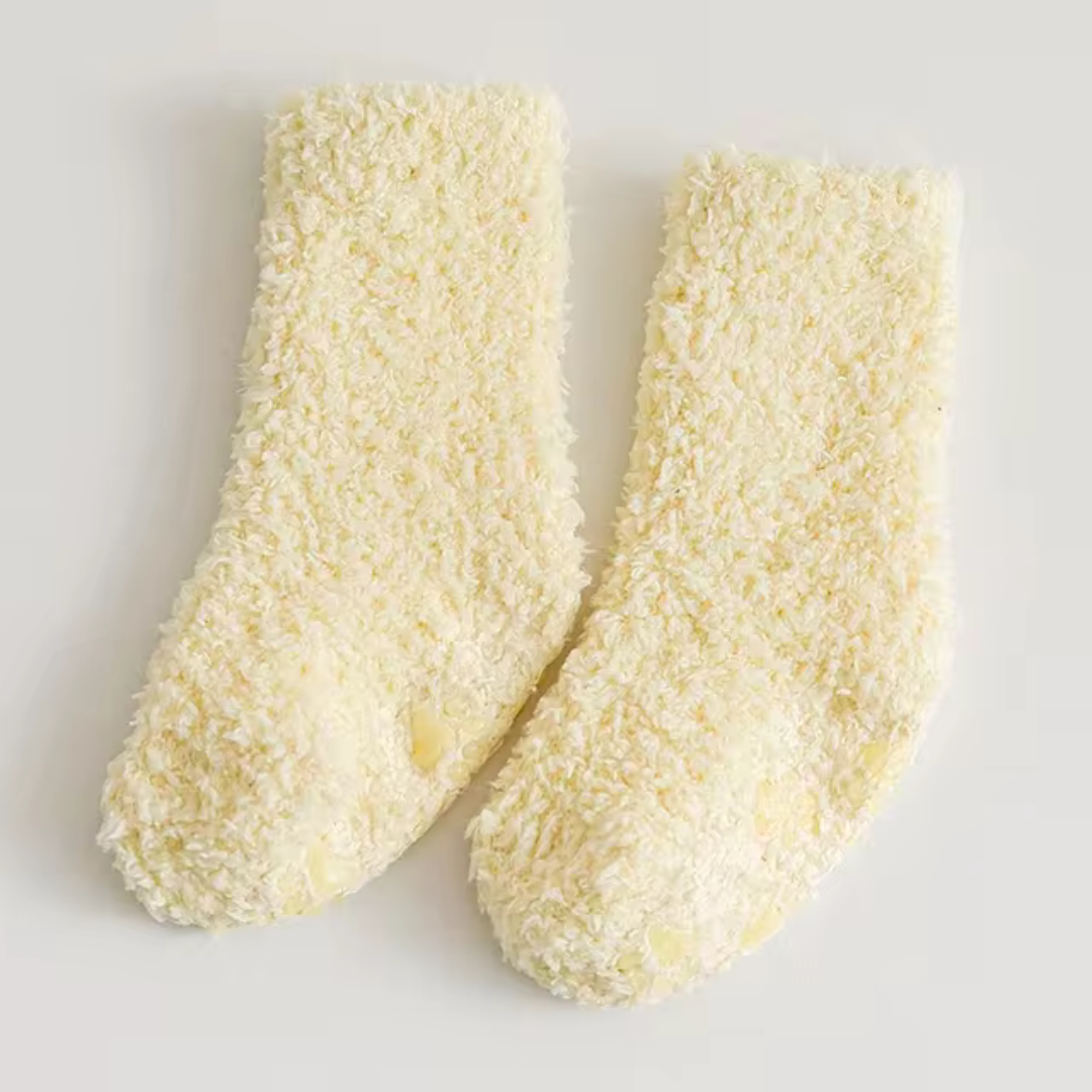 Cozy, soft, and warm fleece lined socks for babies and young kids