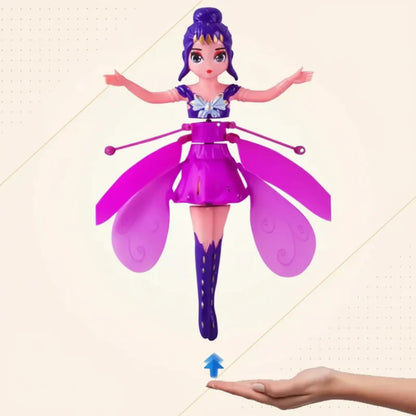 Colorful fantasy flying fairy doll for kids with gesture control, perfect as a children's gift