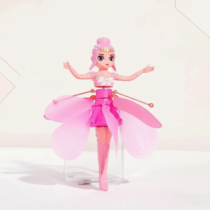 A magical flying fairy doll toy with easy gesture control, ideal for imaginative kids' play