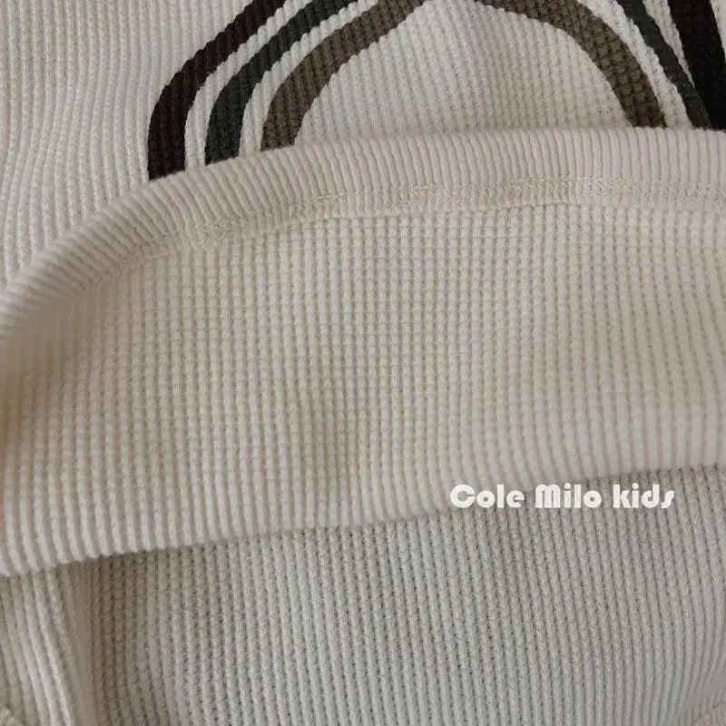 Casual long sleeve t-shirt for children, unisex, versatile cotton blend fashion