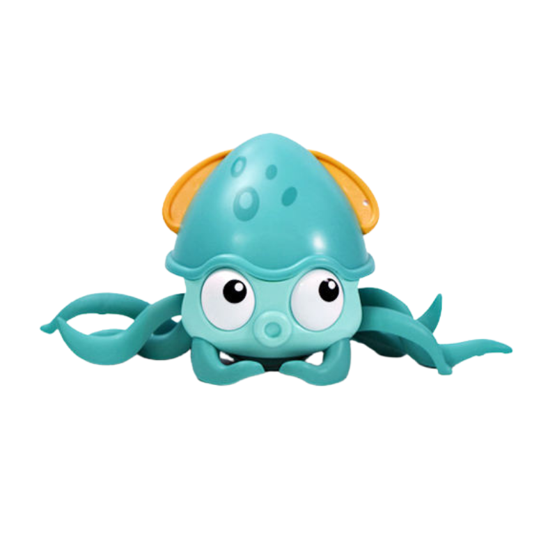 Brightly colored crawling robot baby toy, a fun active play gift for kids with music & motion