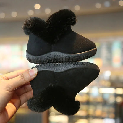 Unisex toddler winter boots, plush and warm, essential cozy footwear