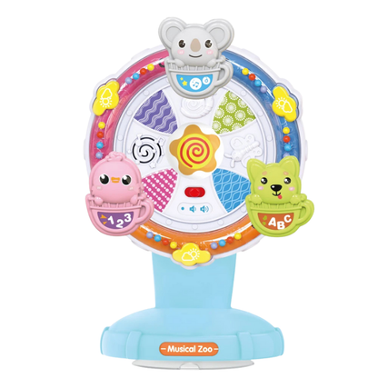 Toddler educational spinning toy with engaging design for sensory exploration & early learning, perfect for kids' play.