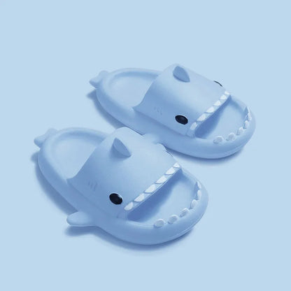Toddler shark shoes, blue, soft and comfortable, ideal for summer play