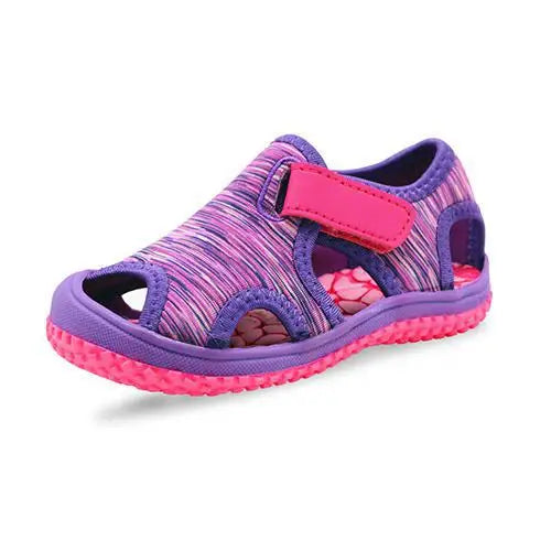 Unisex kids' footwear, durable rubber-soled sport sandals, perfect for summer exploration