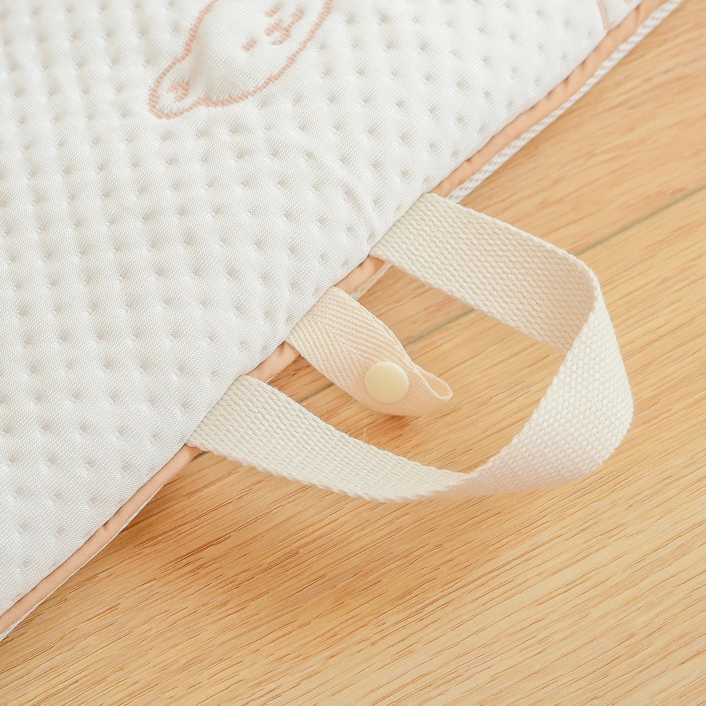 Bear print folding nap mat for kids, perfect for summer, bay window cushion alternative