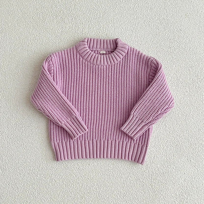 Unisex kids sweater, made with super soft knitted cotton for ultimate comfort