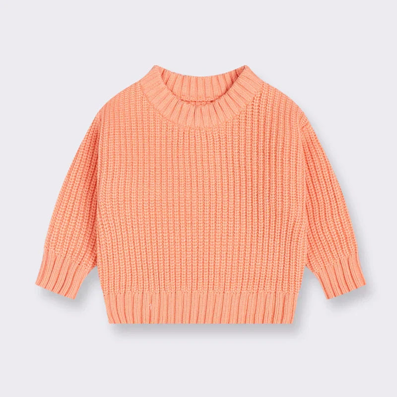 Cozy toddler knitted top, soft cotton fabric, perfect for warmth and children's style