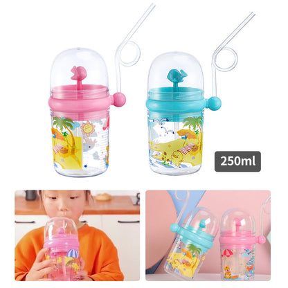 Toddler's leak-proof whale spray bottle, designed for fun hydration, durable & safe for kids