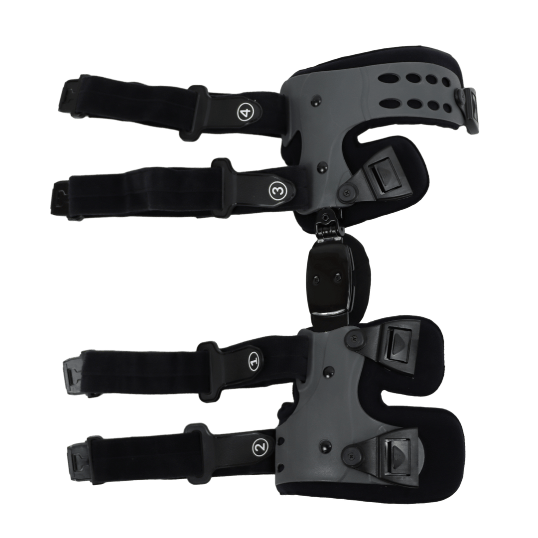 Durable sports knee brace for athletes, providing robust joint support & injury prevention.