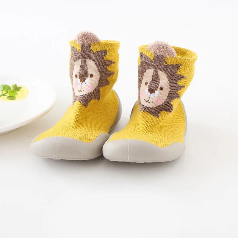 Unisex knitted baby boots, providing warmth and first walker support.