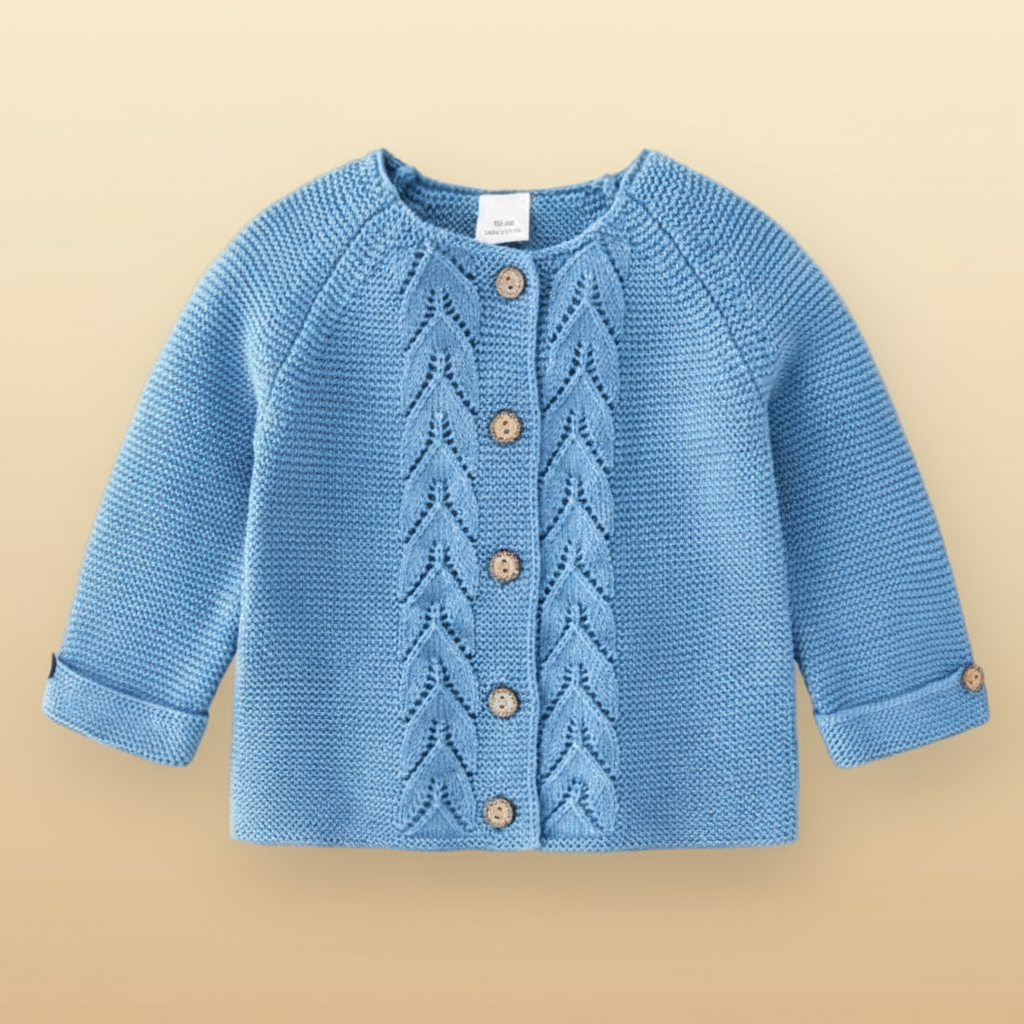 Long sleeve knitted sweater for kids, a must-have in baby & toddler clothing.
