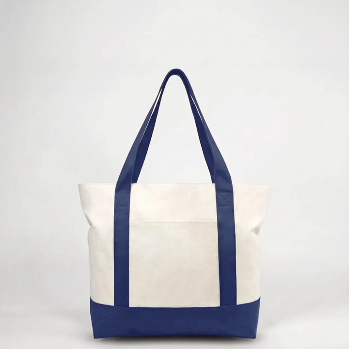 Stylish large zip shoulder bag, perfect for daily use, gym, or overnight trips. Durable & practical.