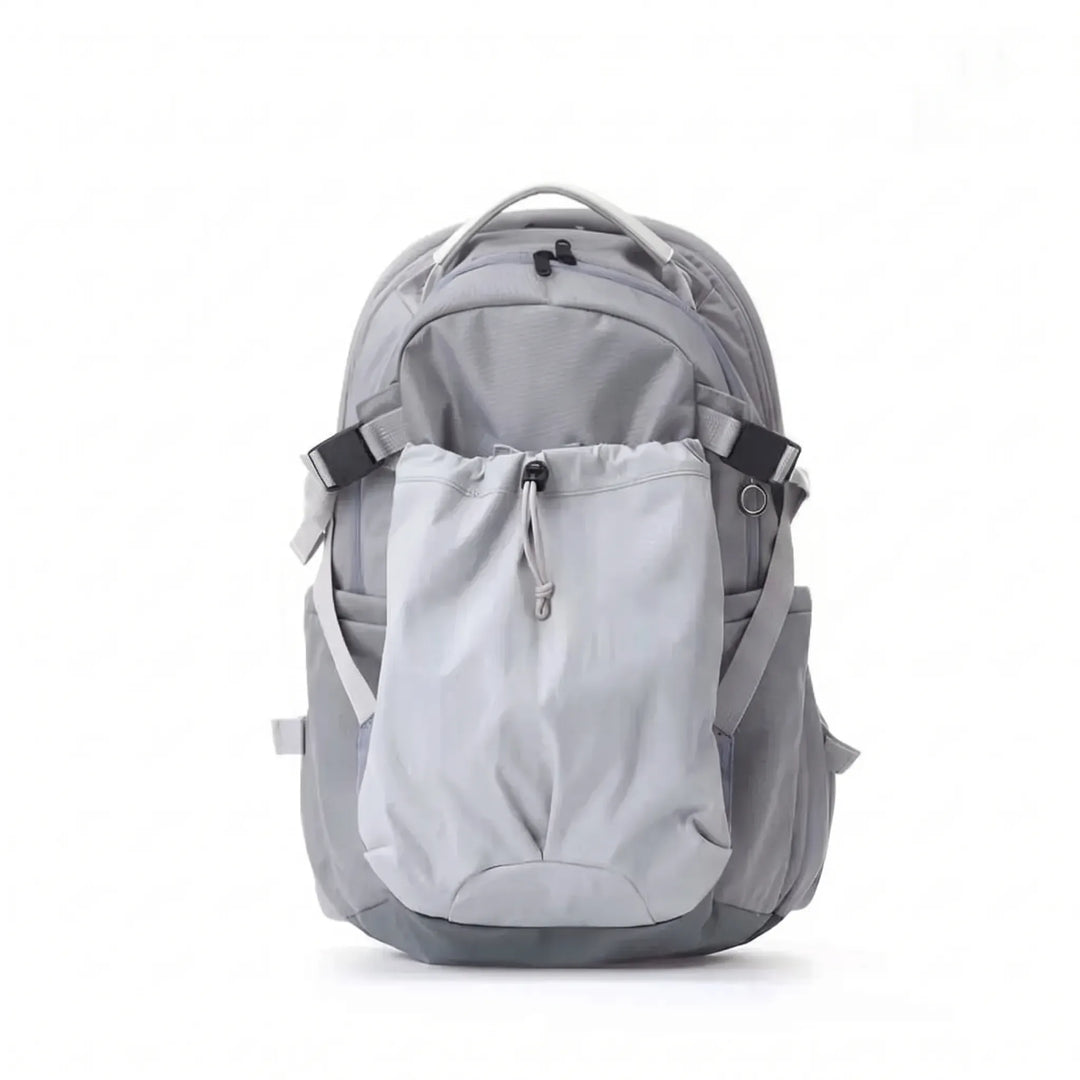 Spacious interior of a large capacity hiking backpack, ideal for organizing gear for camping, travel, and adventure.