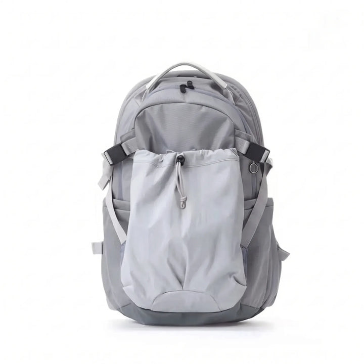 Spacious interior of a large capacity hiking backpack, ideal for organizing gear for camping, travel, and adventure.
