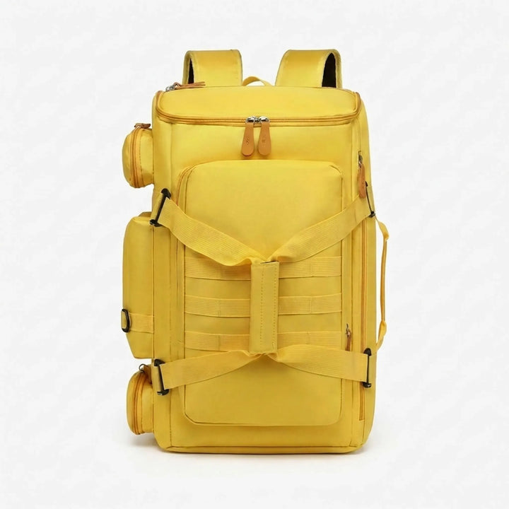 Versatile unisex travel backpack, perfect as a gym bag, carry-on, or for daily commute. Organized compartments.