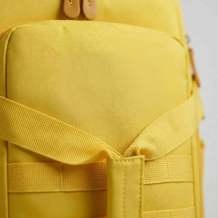 Organized large travel backpack for men & women, ideal for airport & gym essentials. Features wet dry bag.