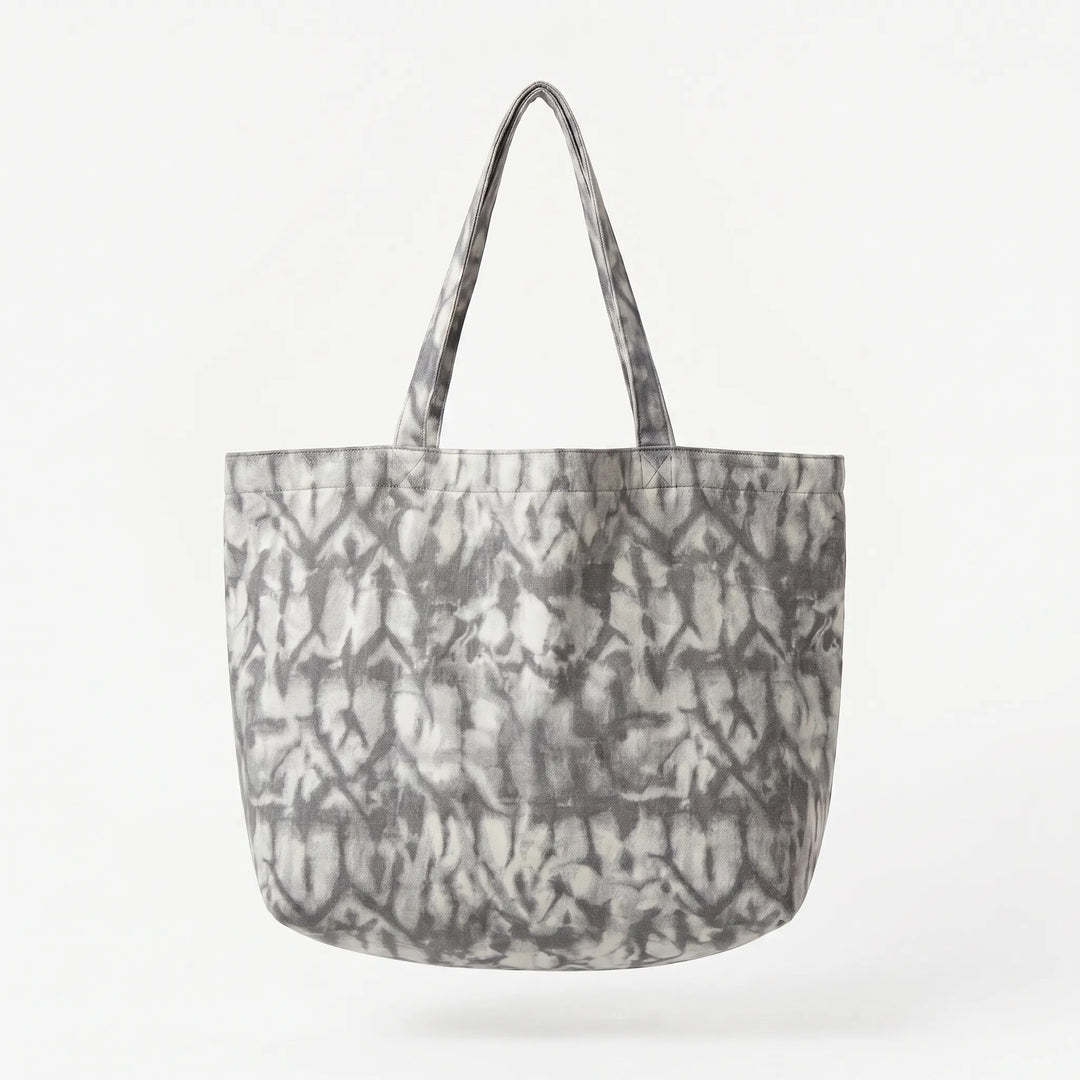 Abstract print unisex large capacity tote bag, perfect as a gym, yoga, or travel carryall. Spacious & stylish.