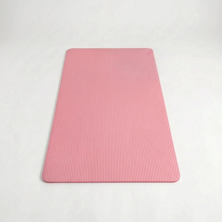 Textured, thick home workout mat. Large, non-slip unisex design ideal for fitness, yoga, pilates & floor exercises.