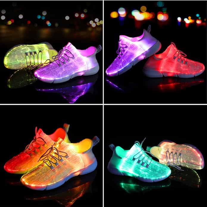 Fashion-forward light up footwear for boys & girls, these LED sneakers are perfect for fun events.