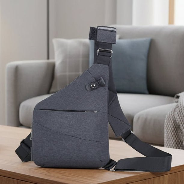 Unisex lightweight anti-theft crossbody bag, ideal for secure travel and daily use.