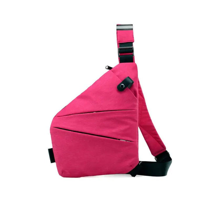 Secure and lightweight travel bag, offering hands-free convenience and anti-theft protection.
