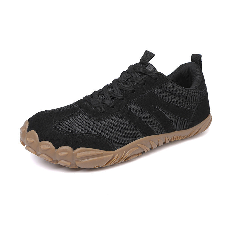 Natural comfort hiking shoes, unisex, wide fit, with flexible sole for an authentic barefoot experience.