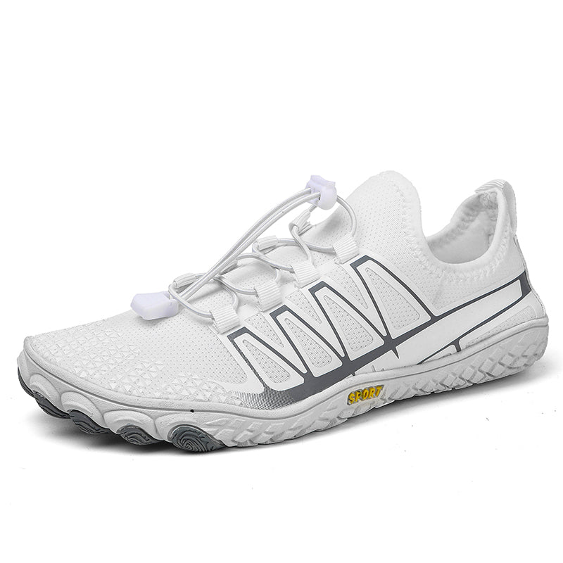 Men's & women's barefoot fitness shoes, offering natural feel & lightweight support.
