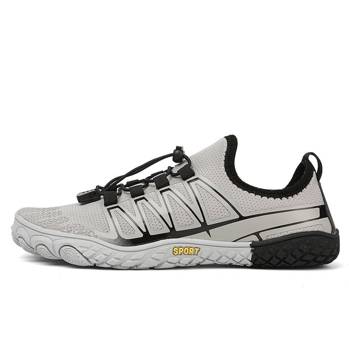 Breathable unisex barefoot running shoes with a wide toe box for ultimate comfort.