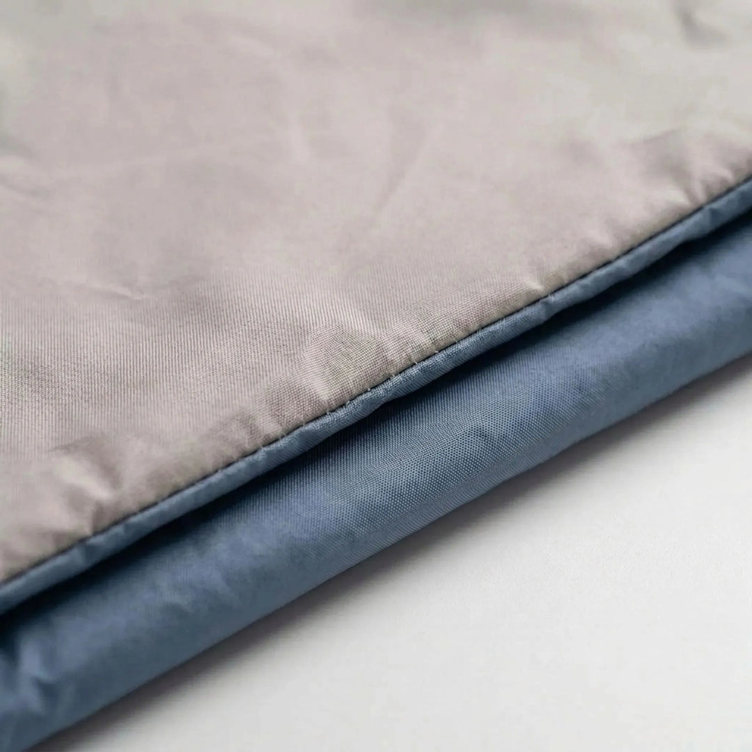 Comfortable unisex brown summer sleeping bag, perfect for warm weather camping & outdoor adventures.