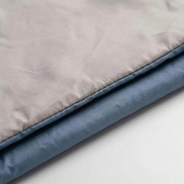 Comfortable unisex brown summer sleeping bag, perfect for warm weather camping & outdoor adventures.