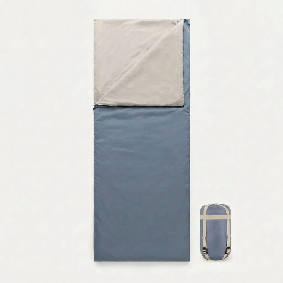 Durable unisex brown summer sleeping bag for lightweight outdoor camping & travel.