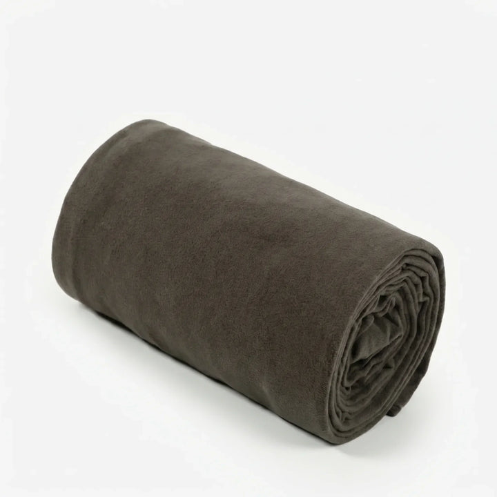 Durable and portable fleece sleeping bag liner for outdoor enthusiasts. Provides comfort and warmth on the go.