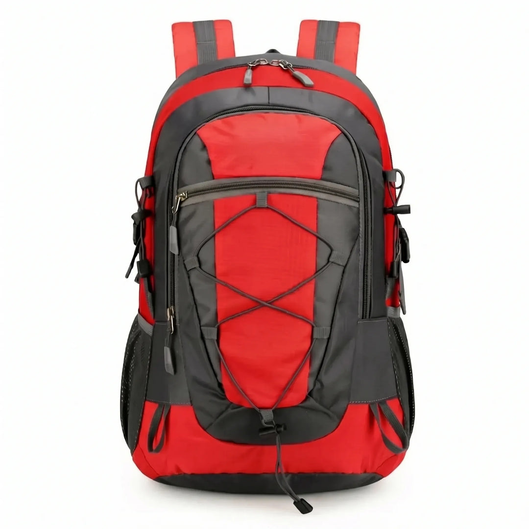 Water-resistant nylon lightweight hiking backpack for day trips, camping & outdoor adventures. Unisex.