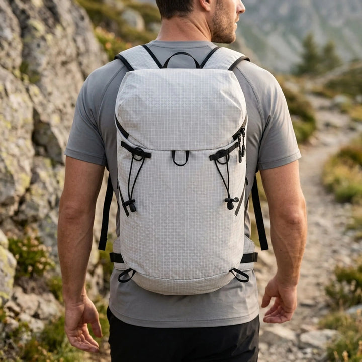 Unisex lightweight hiking daypack backpack, perfect for outdoor adventures & travel. Hydration compatible.