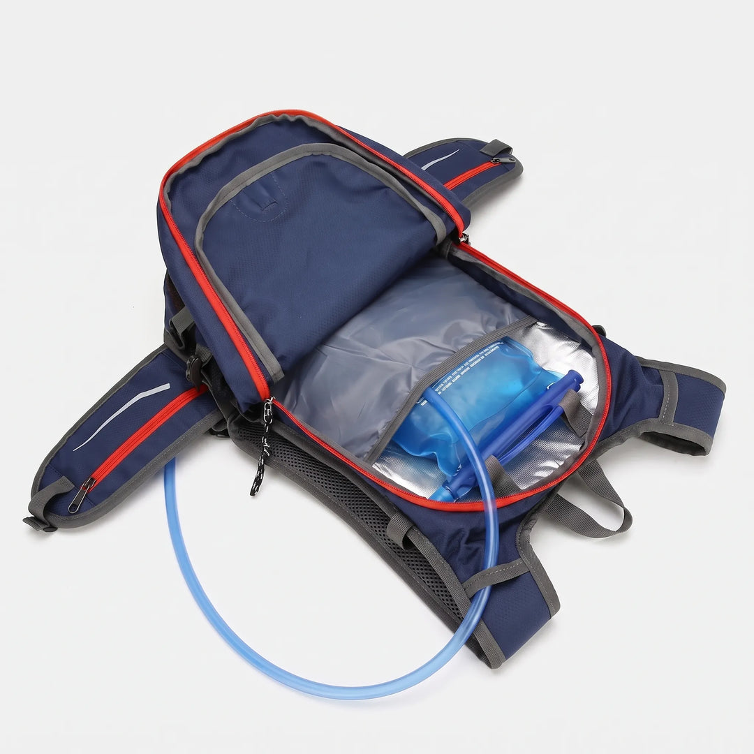 Durable, ultralight hydration backpack, perfect for camping, cycling, and adventure sports.